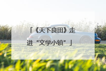 《天下良田》走进“文学小镇”