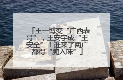 王一博变“广西表哥”，王安宇成“王安全”！谁来了两广都得“腌入味”