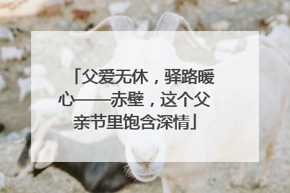 父爱无休，驿路暖心——赤壁，这个父亲节里饱含深情