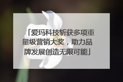 爱玛科技斩获多项重量级营销大奖，助力品牌发展创造无限可能