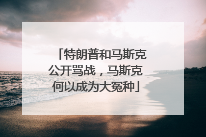 特朗普和马斯克公开骂战，马斯克何以成为大冤种