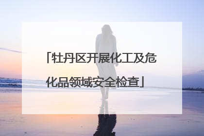 牡丹区开展化工及危化品领域安全检查