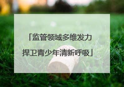 监管领域多维发力 捍卫青少年清新呼吸