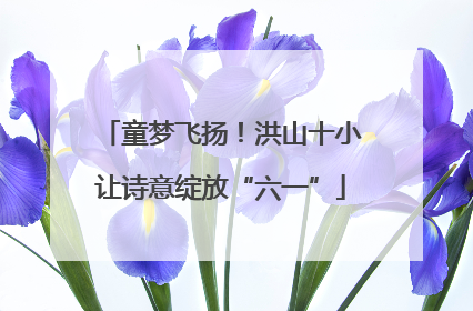 童梦飞扬！洪山十小让诗意绽放“六一”
