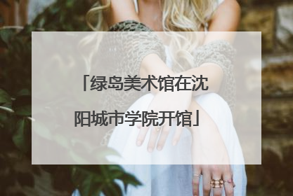 绿岛美术馆在沈阳城市学院开馆