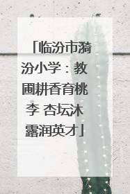 临汾市漪汾小学：教圃耕香育桃李 杏坛沐露润英才