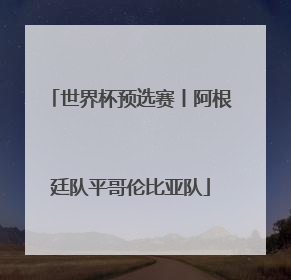 世界杯预选赛丨阿根廷队平哥伦比亚队