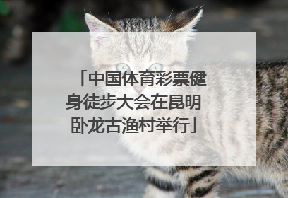 中国体育彩票健身徒步大会在昆明卧龙古渔村举行