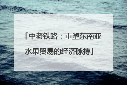中老铁路：重塑东南亚水果贸易的经济脉搏