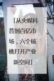 从央媒科普到百亿市场，六个核桃打开产业新空间