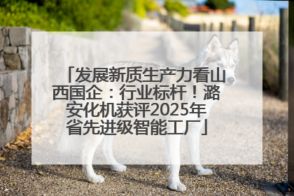发展新质生产力看山西国企：行业标杆！潞安化机获评2025年省先进级智能工厂