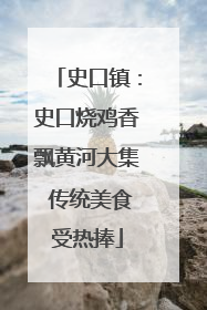 史口镇：史口烧鸡香飘黄河大集 传统美食受热捧