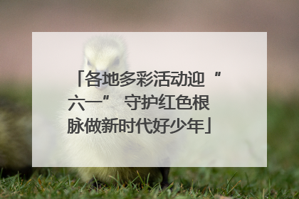 各地多彩活动迎“六一” 守护红色根脉做新时代好少年