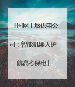 国网十堰供电公司：智能机器人护航高考保电