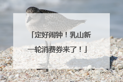 定好闹钟！乳山新一轮消费券来了！