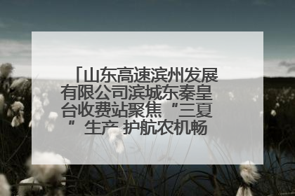 山东高速滨州发展有限公司滨城东秦皇台收费站聚焦“三夏”生产 护航农机畅行“丰收路”