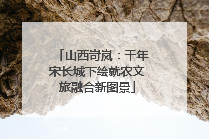 山西岢岚：千年宋长城下绘就农文旅融合新图景