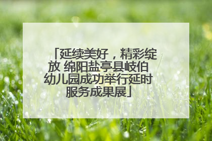 延续美好，精彩绽放 绵阳盐亭县岐伯幼儿园成功举行延时服务成果展