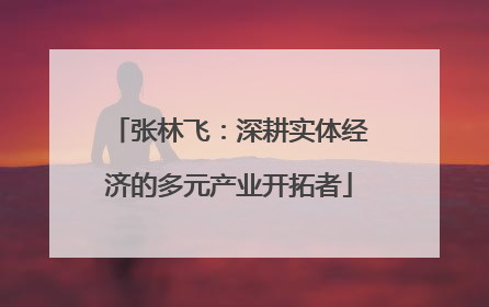 张林飞：深耕实体经济的多元产业开拓者