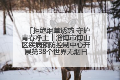拒绝烟草诱惑 守护青春净土丨淄博市博山区疾病预防控制中心开展第38个世界无烟日系列控烟行动