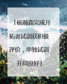 杨瀚森完成开拓者试训获积极评价，单独试训开局良好