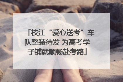 枝江“爱心送考”车队整装待发 为高考学子铺就顺畅赴考路