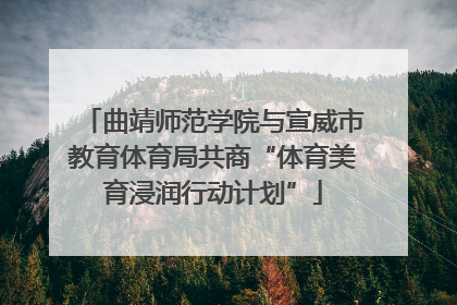 曲靖师范学院与宣威市教育体育局共商“体育美育浸润行动计划”
