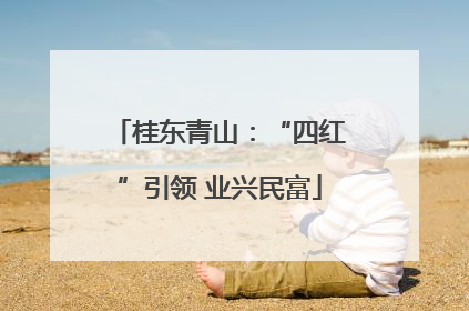桂东青山：“四红”引领 业兴民富