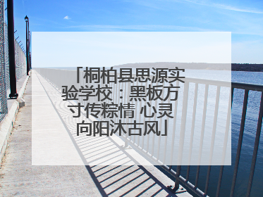 桐柏县思源实验学校：黑板方寸传粽情 心灵向阳沐古风