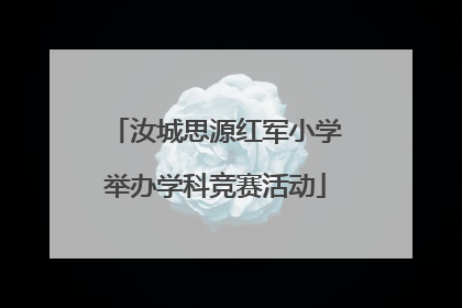 汝城思源红军小学举办学科竞赛活动