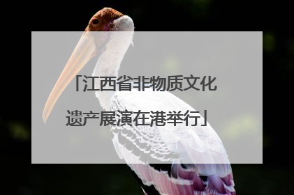 江西省非物质文化遗产展演在港举行