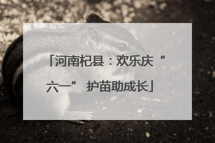 河南杞县：欢乐庆“六一” 护苗助成长