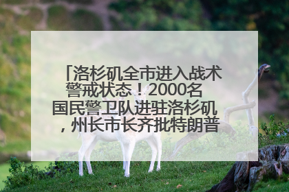 洛杉矶全市进入战术警戒状态！2000名国民警卫队进驻洛杉矶，州长市长齐批特朗普“制造混乱”