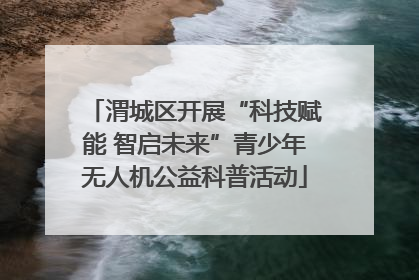 渭城区开展“科技赋能 智启未来”青少年无人机公益科普活动