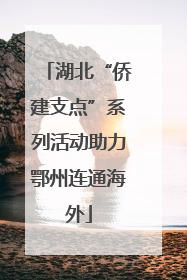湖北“侨建支点”系列活动助力鄂州连通海外