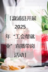 溆浦县开展 2025 年“工会帮就业”直播带岗活动