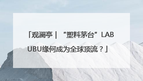 观澜亭｜“塑料茅台”LABUBU缘何成为全球顶流？