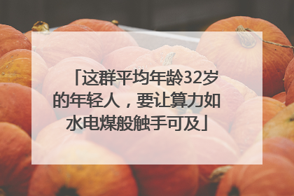 这群平均年龄32岁的年轻人，要让算力如水电煤般触手可及