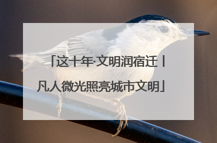 这十年·文明润宿迁丨凡人微光照亮城市文明