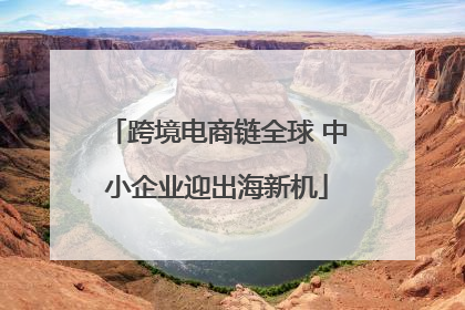 跨境电商链全球 中小企业迎出海新机