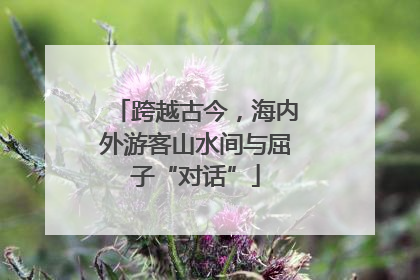 跨越古今，海内外游客山水间与屈子“对话”