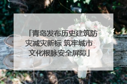 青岛发布历史建筑防灾减灾新标 筑牢城市文化根脉安全屏障