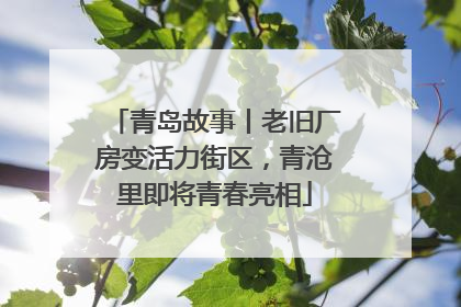 青岛故事丨老旧厂房变活力街区，青沧里即将青春亮相