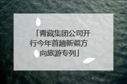 青藏集团公司开行今年首趟新疆方向旅游专列