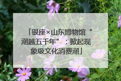 银座×山东博物馆“潮越五千年”：掀起现象级文化消费潮