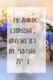 长春新区口袋公园，建在家门口的“诗与远方”