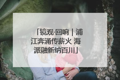 镜观·回响｜浦江奔涌传薪火 海派融新纳百川