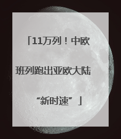 11万列！中欧班列跑出亚欧大陆“新时速”