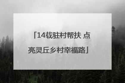 14载驻村帮扶 点亮灵丘乡村幸福路