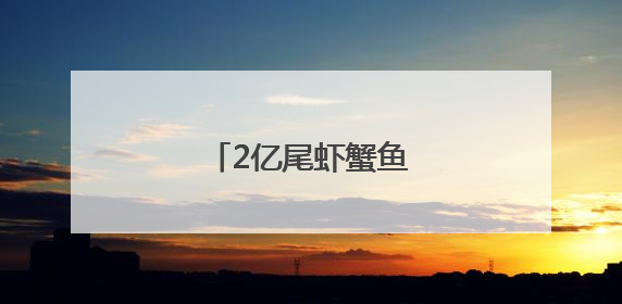 2亿尾虾蟹鱼苗将游入大海